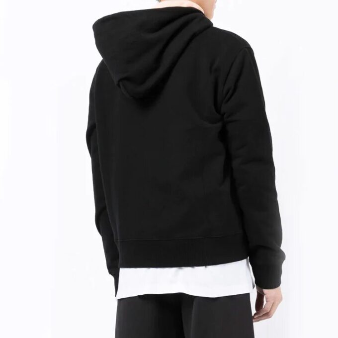 Off-White Herre FW22 Logo-trykk Glidelås Hette Langermet Versjon Svart