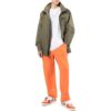 Off-White Herre FW22 Logo-trykk Midtlang trenchcoat Jakke Grønn