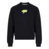 Off-White Herre FW22 Logo-trykk Rund hals Uten hette Langermet Svart