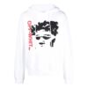 Off-White Herre FW22 Mønstertrykk Langermet Versjon Hvit
