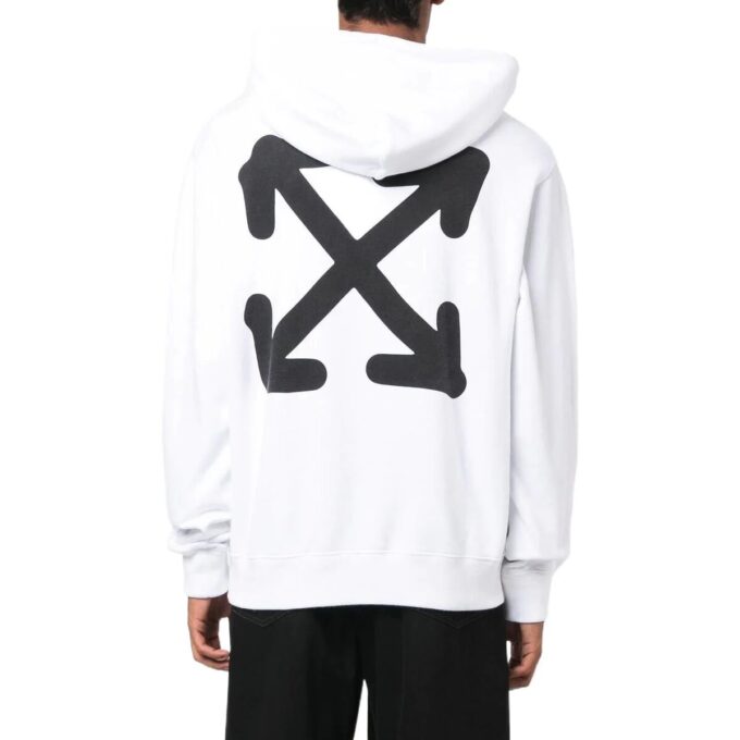 Off-White Herre FW22 Mønstertrykk Langermet Versjon Hvit