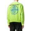 Off-White Herre FW22 Mønstertrykk Pullover Langermet Versjon Grønn