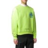 Off-White Herre FW22 Mønstertrykk Pullover Langermet Versjon Grønn