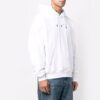 Off-White Herre FW22 Mønstret hettegenser med lange ermer, hvit