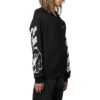 Off-White Herre FW22 Ribbet mønstertrykk Tettsittende passform Svart