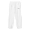 Off-White Herre FW22 Ryggpil-trykk Elastisk linning Bundle Feet Sportsbukser/Joggebukser Hvit