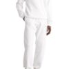 Off-White Herre FW22 Ryggpil-trykk Elastisk linning Bundle Feet Sportsbukser/Joggebukser Hvit