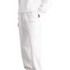 Off-White Herre FW22 Ryggpil-trykk Elastisk linning Bundle Feet Sportsbukser/Joggebukser Hvit