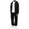 Off-White Herre FW22 Twill Logo-trykk Glidelås Løs Passform Svart