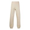 Off-White Herre FW22 Twill-trykk med fotmønster Bukser/Joggebukse Løs passform Beige