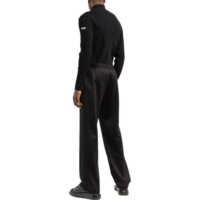 Off-White Herre FW22 Uformelle sportsbukser med pilemønster/Joggebukser Svart