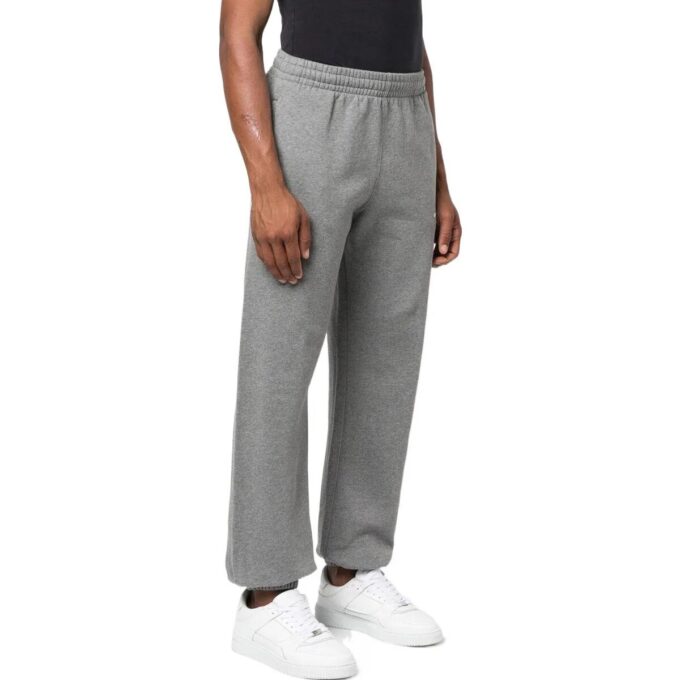 Off-White Herre FW22 Wave Diag Logo Stripe Bundle Feet Sportsbukser/Joggebukser Grå