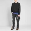 Off-White Herre-genser i bomull med rund hals, svart