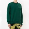 Off-White Herre-genser med logo-trykk, grønn