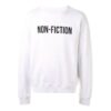 Off-White Herre-genser med trykt slagord, hvit