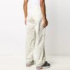 Off-White Herre Geometrisk mønster Spenne Casual Lange bukser/bukser Løs passform Hvit