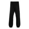 Off-White Herre Hands Off Red Arrow Sportsbukser/Joggebukser Løs Passform Svart