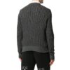 Off-White Herre Intarsia-strikket Langermet Grå