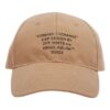Off-White Herre Logo Alfabet Trykk Brun Cap