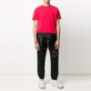 Off-White Herre Logo Edderkoppmønster Trykk Bundle Feet Sportsbukser/Joggebukser Svart