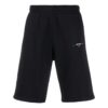 Off-White Herre-logo ensfarget casual Shorts versjon svart