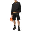 Off-White Herre-logo ensfarget casual Shorts versjon svart