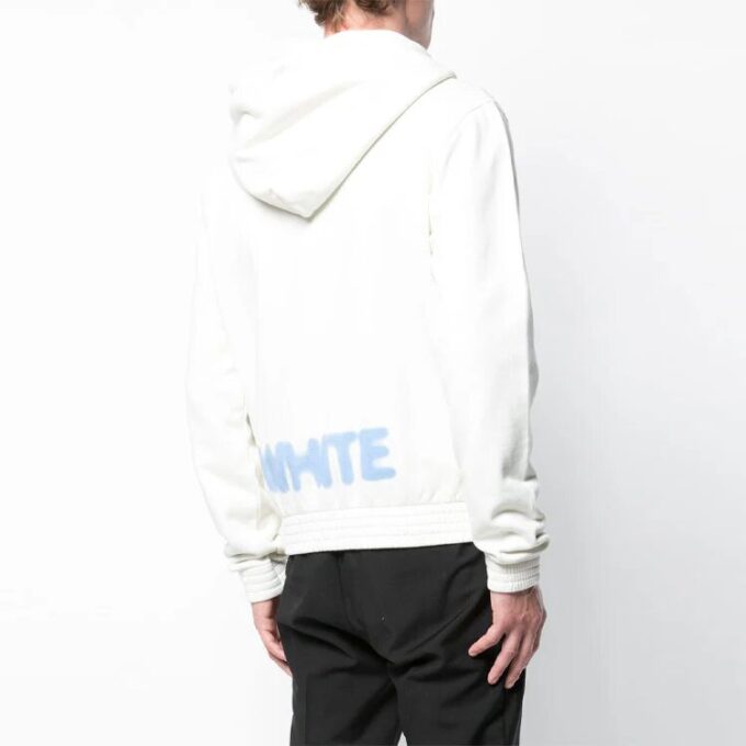 Off-White Herre Logo Glidelås Hvit
