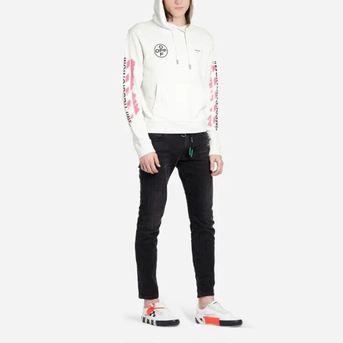 Off-White Herre Logo Hvit