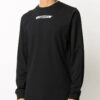 Off-White Herre-logo Mønstertrykk Svarte topper