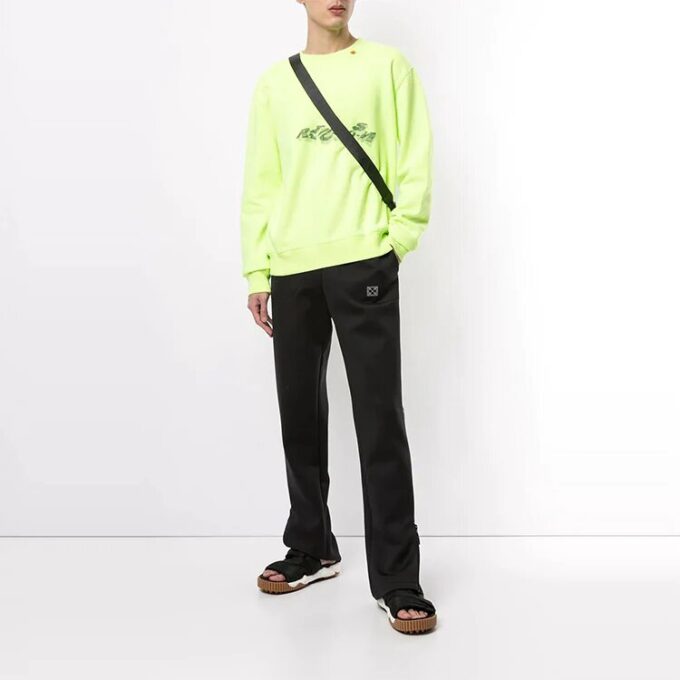 Off-White Herre-logo Side Svart Sportsbukser/Joggebukser