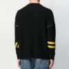 Off-White Herre-logo Strikk Rundhals Svart