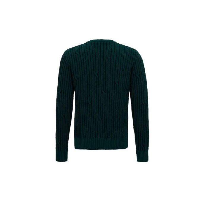Off-White Herre-logo Stripe Strikk Grønn