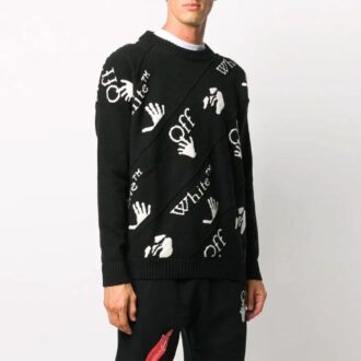 Off-White Herre Logo Svart