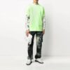 Off-White Herre Logo Tie Dye Cargo Casual Bukser/Løse Bukser Svart