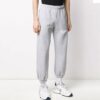 Off-White Herre Logo-trykk Bundle Feet Sportsbukser/Joggebukser Lysegrå
