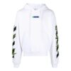 Off-White Herre Logo-trykk Ensfarget Langermet Hvit