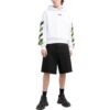 Off-White Herre Logo-trykk Ensfarget Langermet Hvit