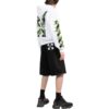Off-White Herre Logo-trykk Ensfarget Langermet Hvit
