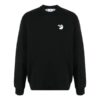 Off-White Herre Logo-trykk Rund hals Sport Løs passform Svart