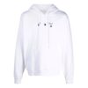 Off-White Herre Logo-trykk Snøring Hvit