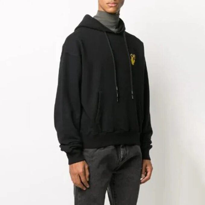 Off-White Herre Logo-trykk Svart