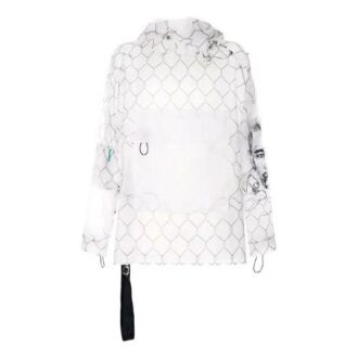 Off-White Herre Lomme Detalj Gjennomsiktig Vanlig Versjon Hvit
