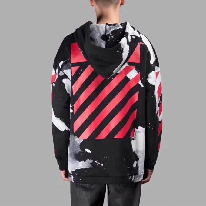 Off-White Herre Loose Fit Svart