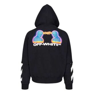Off-White Herre med karaktertrykk Svart