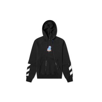Off-White Herre med karaktertrykk Svart