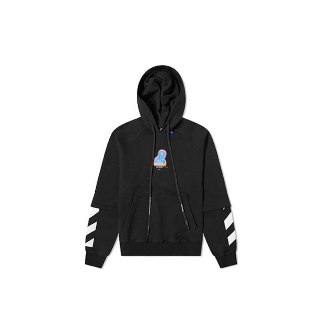 Off-White Herre med karaktertrykk Svart