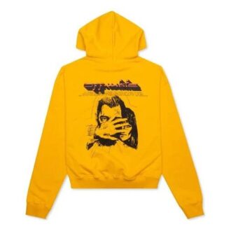 Off-White Herre med logo-mønstertrykk, gul