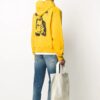 Off-White Herre med logo-mønstertrykk, gul