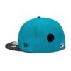 Off-White Herre MLB New Era Crossover mote med hull og brodert logo, blå cap