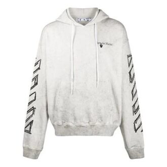 Off-White Herre Mønstertrykk Hvit
